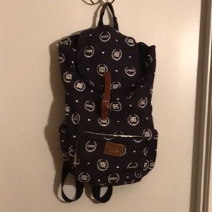 VICTORIA SECRET LOVE PINK 86 BACKPACK BLUE CREST